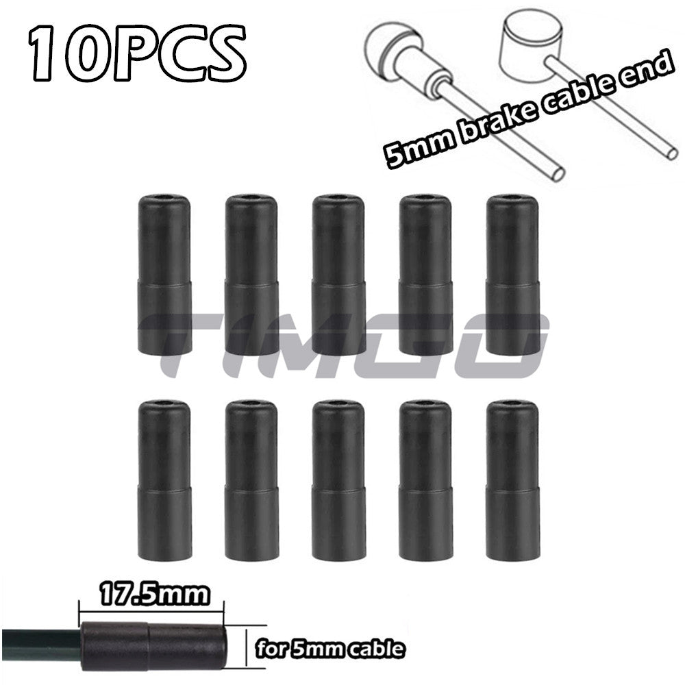 Universal Bike Bicycle 4-5mm Shifter Derailleur Brake Cable Housing Ferrule End Caps Repair Acessories ABS Plastic