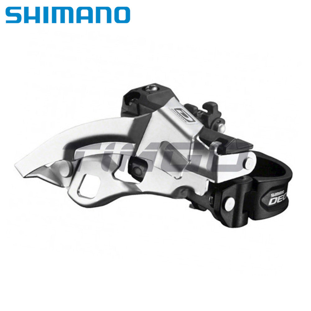 Shimano Deore FD-M610 MTB Bike 3x10 Speed Triple Front Derailleur Top Swing Clamp-on 31.8/34.9mm