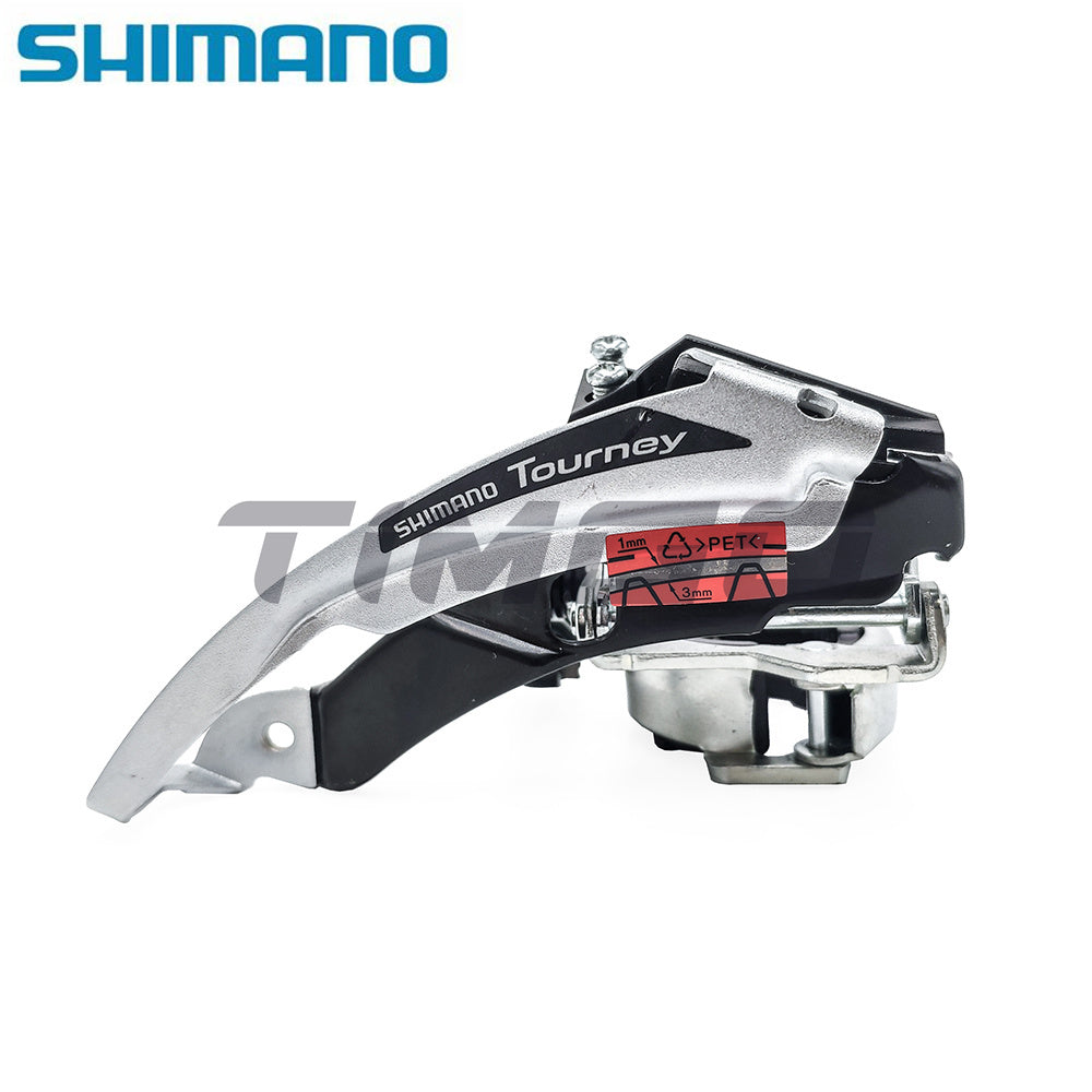 Shimano Tourney FD-TX50 3x7/8 Speed Triple Front Derailleur Top Swing  Clamp-on 31.8/34.9mm