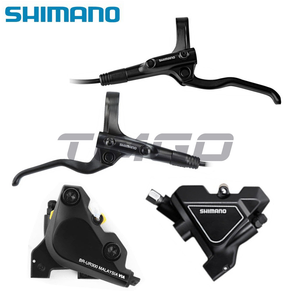 Shimano BL-MT200 BR-UR300 Flat Bar Road Bike Hydraulic Disc Brake Lever Caliper Set Flat Mount Caliper Set