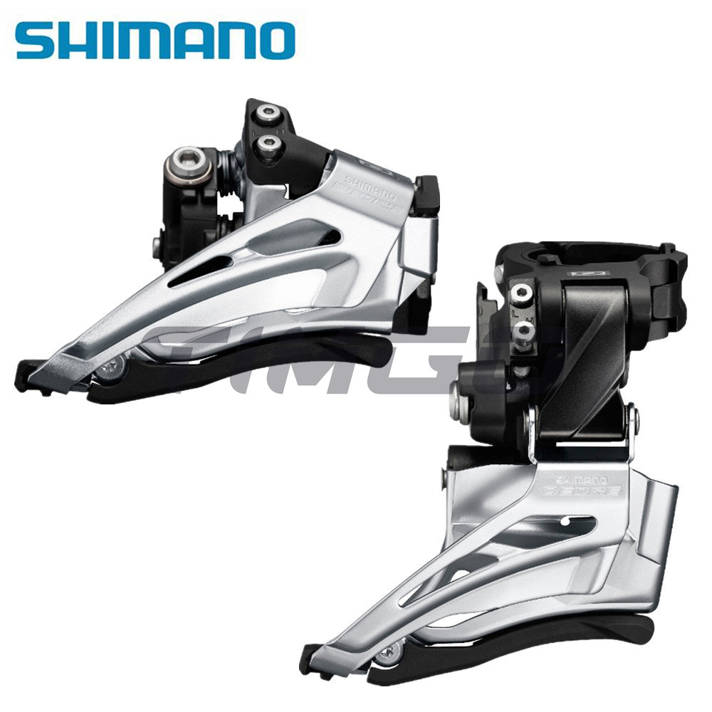 Shimano Deore FD-M6025 MTB Bike 2x10 Speed Front Derailleur Side Swing Clamp-on 31.8/34.9mm