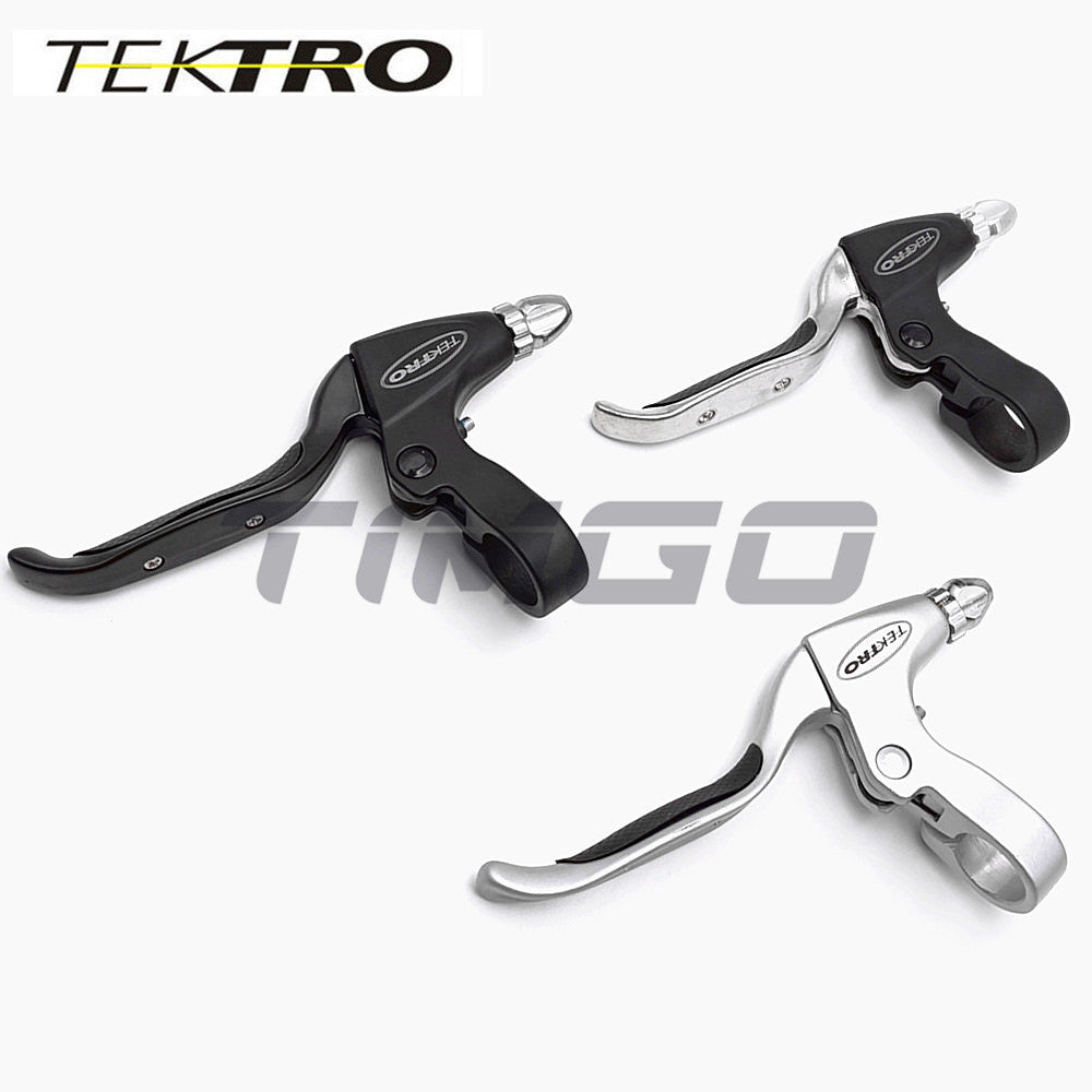 Tektro MTB Brake Left Lever V-Brake Mechanical Disc Brake City Trekking 4 Finger with Rubber Grip