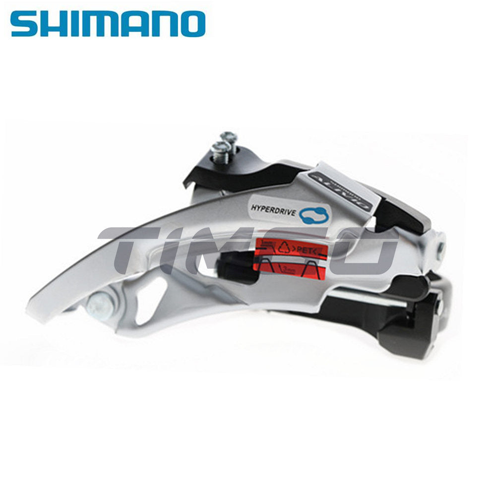 Shimano Alivio FD-M412 MTB Mountain Bike 3×7/8 Speed Front Derailleur Clamp-on 31.8/34.9mm Dual Pull