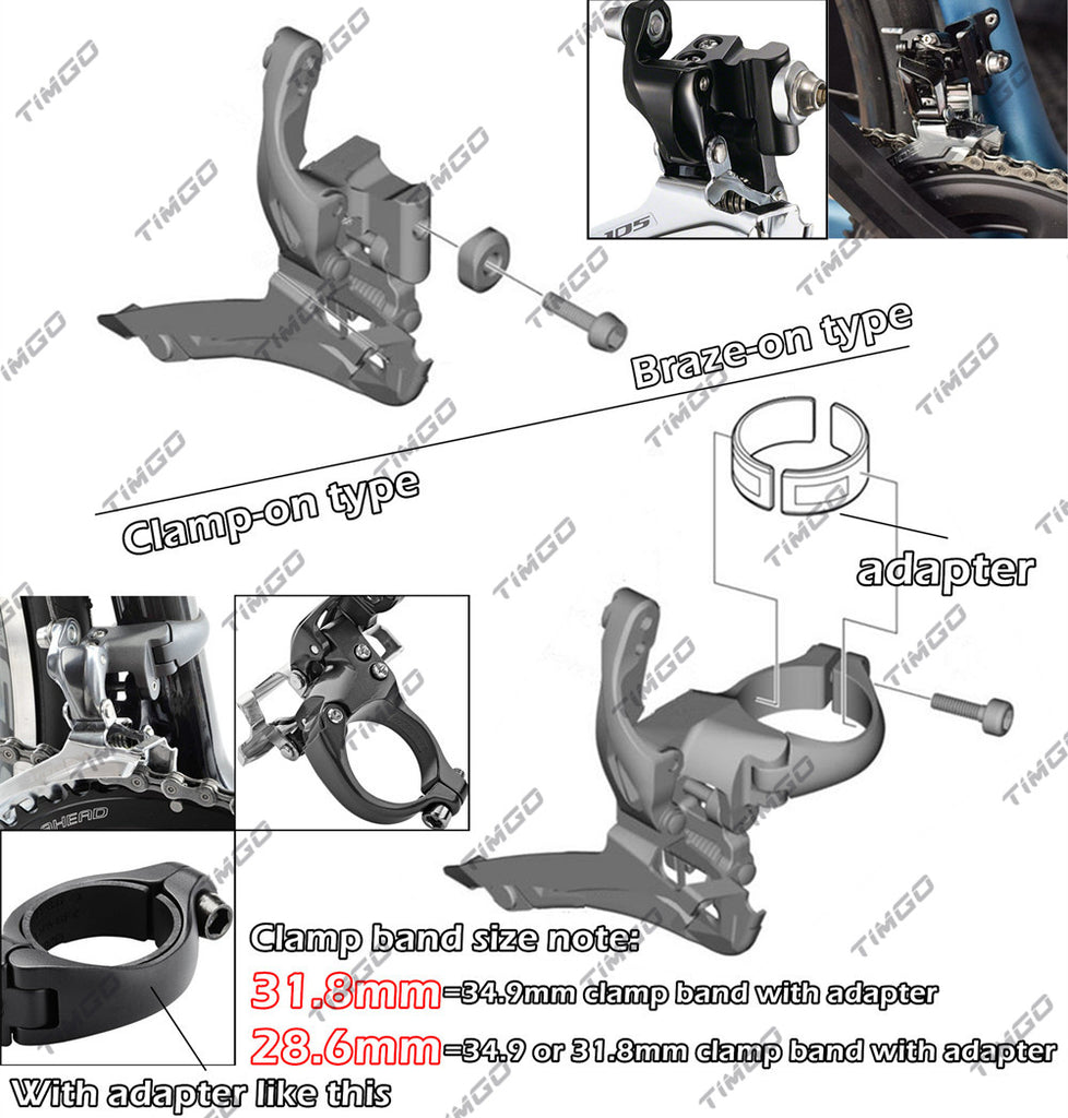 Descarrilador Delantero De Ruta Shimano Claris Fd-r2000-f | Envío gratis Descarrilador Delantero De Ruta Shimano Claris Fd-r2000-f | Envío gratis