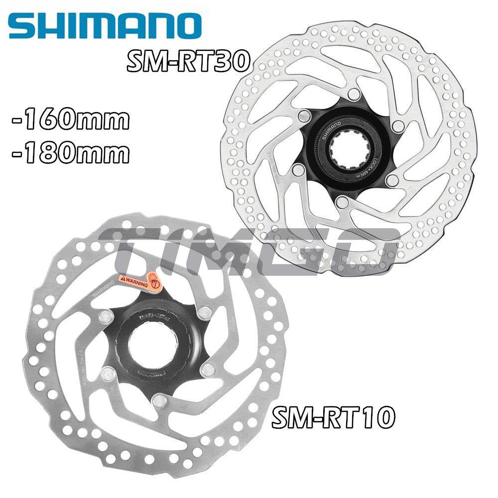 Shimano Altus Alivio Cues SM-RT10 SM-RT30 Disc Brake Rotor Center Lock 160mm 180mm with Lock Ring