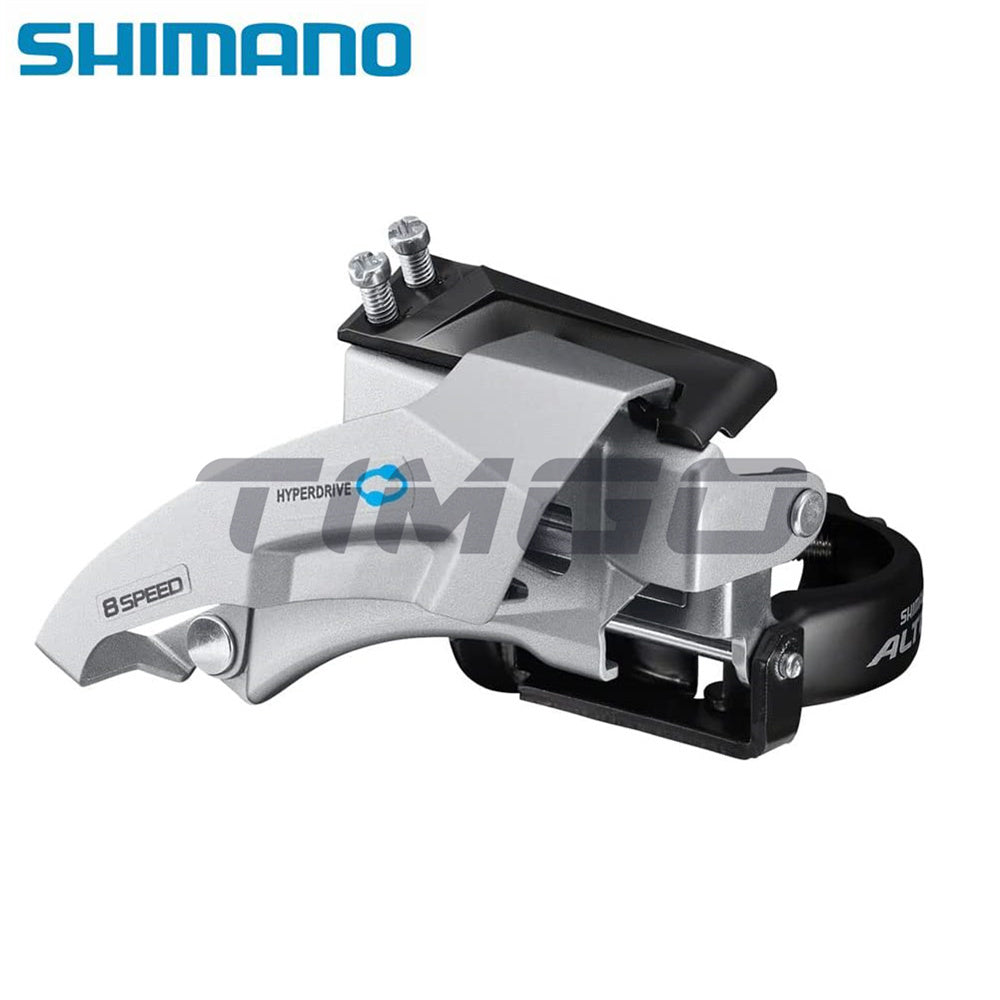 Shimano Altus FD-M315 MTB Bike 2×7/8 Speed Double Front Derailleur Top Swing Clamp 34.9mm/31.8mm
