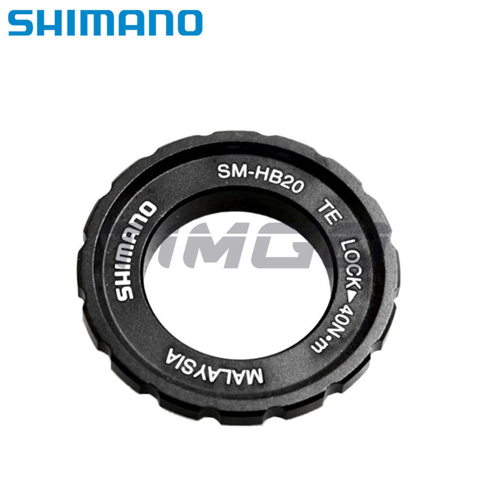 Shimano SM-HB20 Center Lock Disc Brake Rotor Lockring Aluminium Lock Ring For 12/15/20mm Thru Boost Alxe Hub