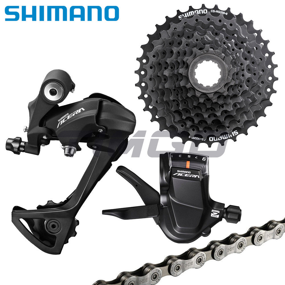 Shimano Acera T3000 MTB Trekking Bike 1×9 Speed Rear System Groupset RD-M3000 Derailleur SL-M3000 Shifter HG200-9 Cassette HG53 Chain