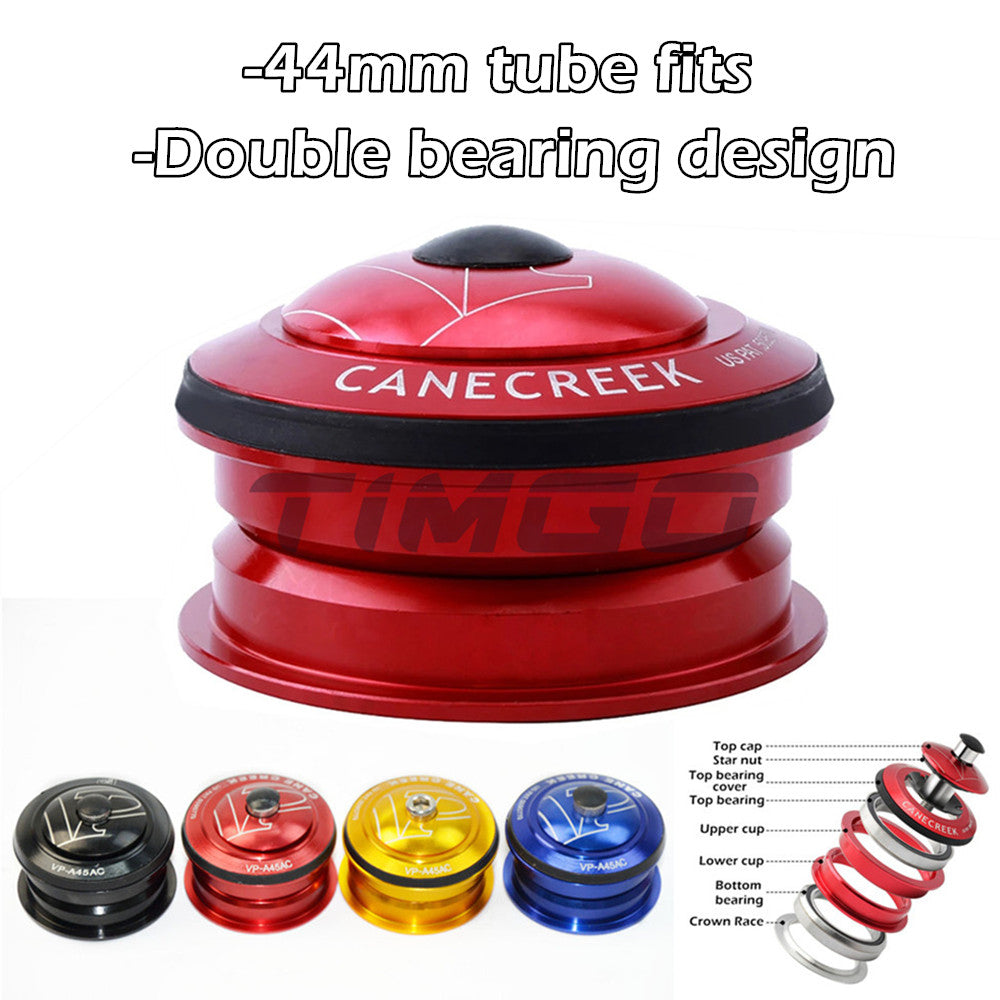 VP CANE CREEK A45AC MTB Road Bike Semi-Intergrated Headset Sealed Bearing 1-1/8" 44MM 6061 Aluminium Alloy CNC Process