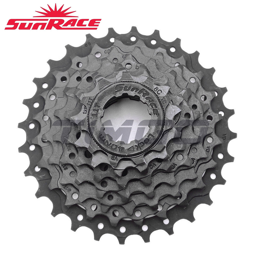 SunRace MTB Road Folding Bike 7 Speed Cassette Sprocket 11-28T Compatible Shimano Sram