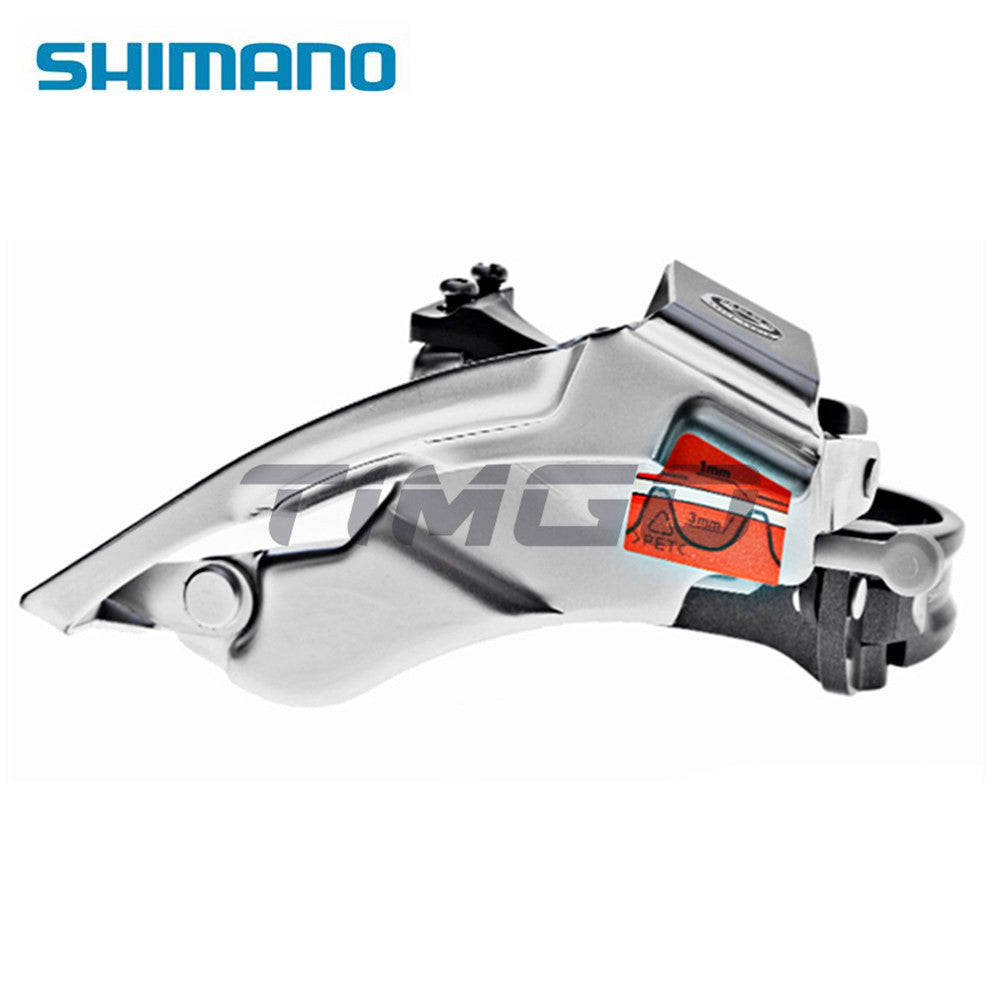 Shimano Deore FD-M590 MTB Bike 3x9 Speed Front derailleur Top Swing Dual-Pull Clamp-On 34.9mm/31.8mm