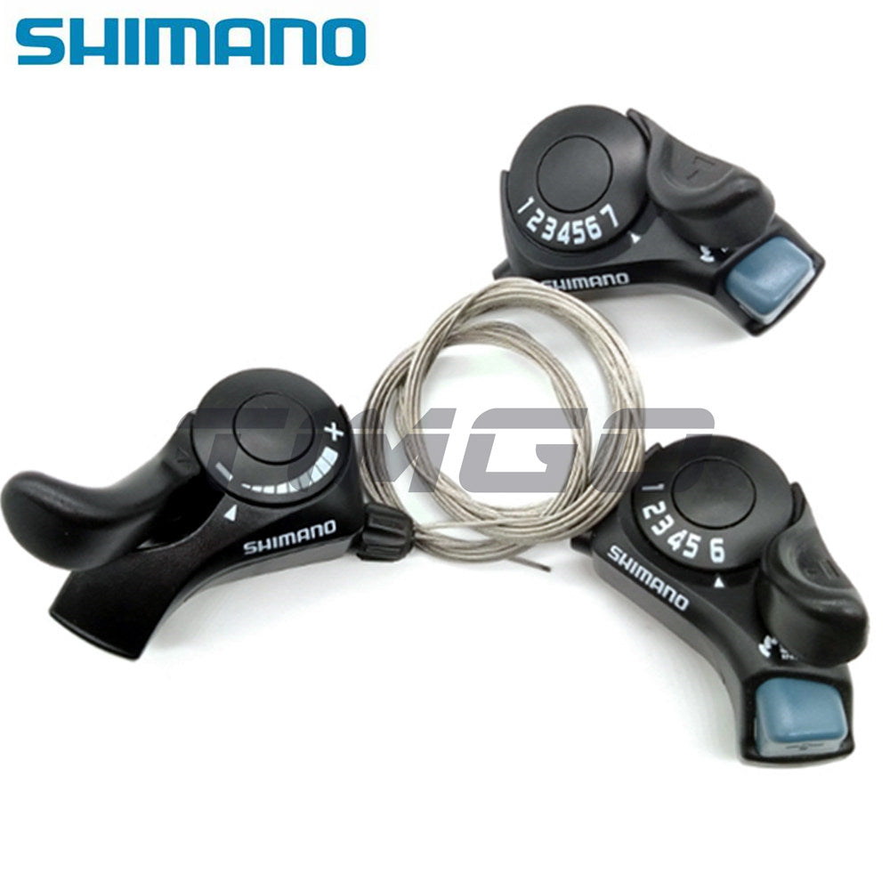 Shimano Tourney SL-TX30 MTB Mountain Folding Bike 3×6/7 Speed Thumb Gear Shifter Trigger Lever Black