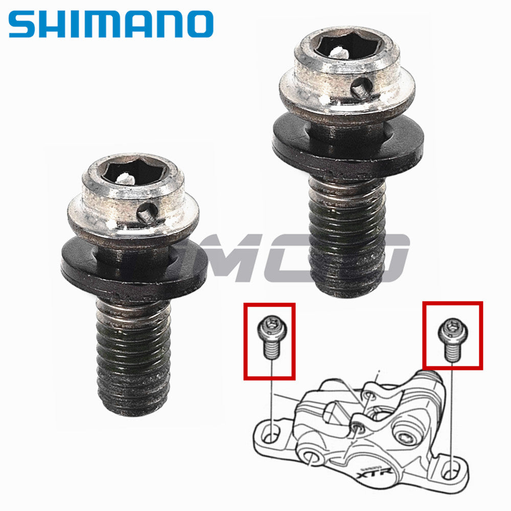 Shimano XTR Hydraulic Brake Caliper Fixing Bolt Titanium M6x14.6 Y8LF08000 BR-M987/M9120/M9200/M9100/M9020