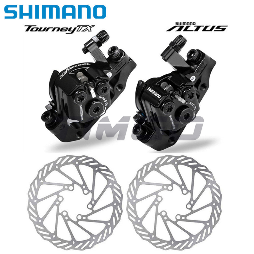 Shimano TourneyTX Altus BR-TX805 BR-M375 MTB Mountain Bike Mechanical Disc Brake Caliper G3 Rotor AVID BB5