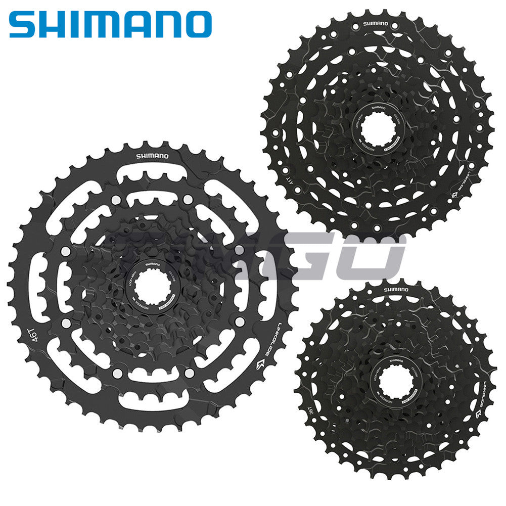 Shimano CUES MTB Bike LG300-9 9 Speed Cassette LINKGLIDE 11-36T/41T/46T