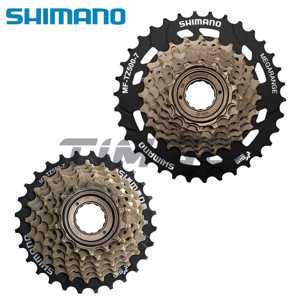 Shimano Tourney MF-TZ500-7 MTB Road Bike 7 Speed Freewheel Cassette 14-28T 14-34T Screw On Thread Type New MF-TZ31 MF-TZ21