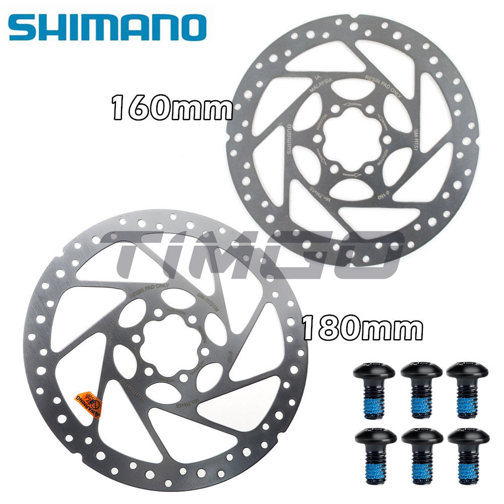 Shimano SM-RT51 MTB Bike Disc Brake Rotor Stainless Steel 6 Bolts 160mm / 180mm