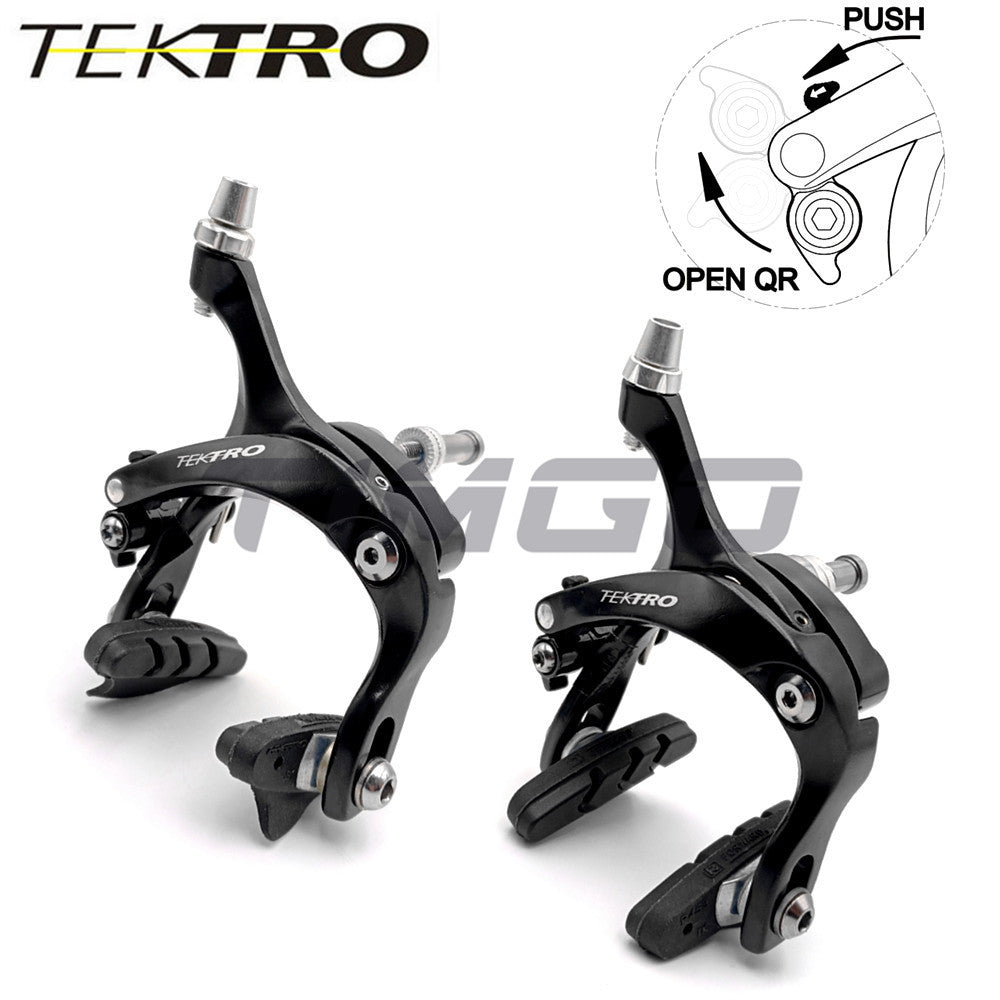 Tektro R316 Road Bike Dual Pivot C-Brake Rim Brake Caliper Black Q/R Safe Locking Design