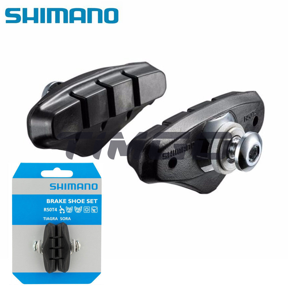 Shimano R50T4 Road Bike Brake Caliper Shoes Pad Tiagra Sora Claris BR-R2000/R3000/4700/4600/4500 R50T2