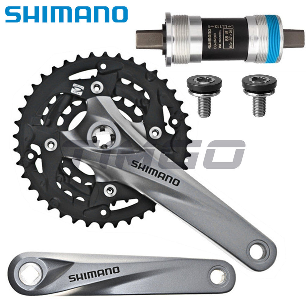 Shimano Acera FC-M3000 MTB Mountain Bike 3x9 Speed Crankset 40-30-22T 175mm Square Taper BB-UN300 Bottom Bracket
