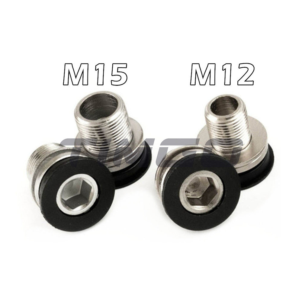 2PCS M12/M15 Octalink Crankset Bolt MTB Bike Bottom Bracket Axle Screw Capless for Shimano Sram FSA Truvativ