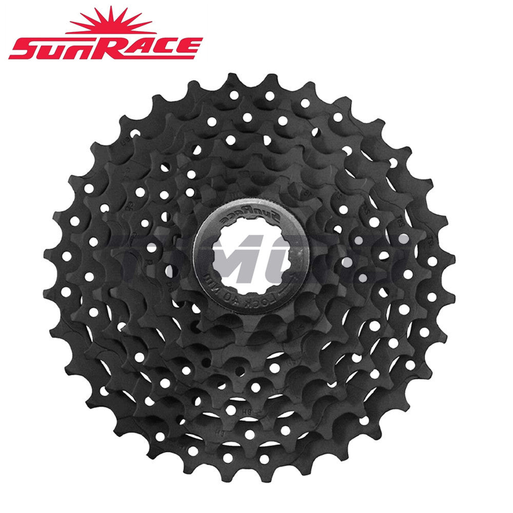 SunRace MTB Bike Road Folding Bike 8 Speed Cassette 11-34T Black Compatible Shimano Sram