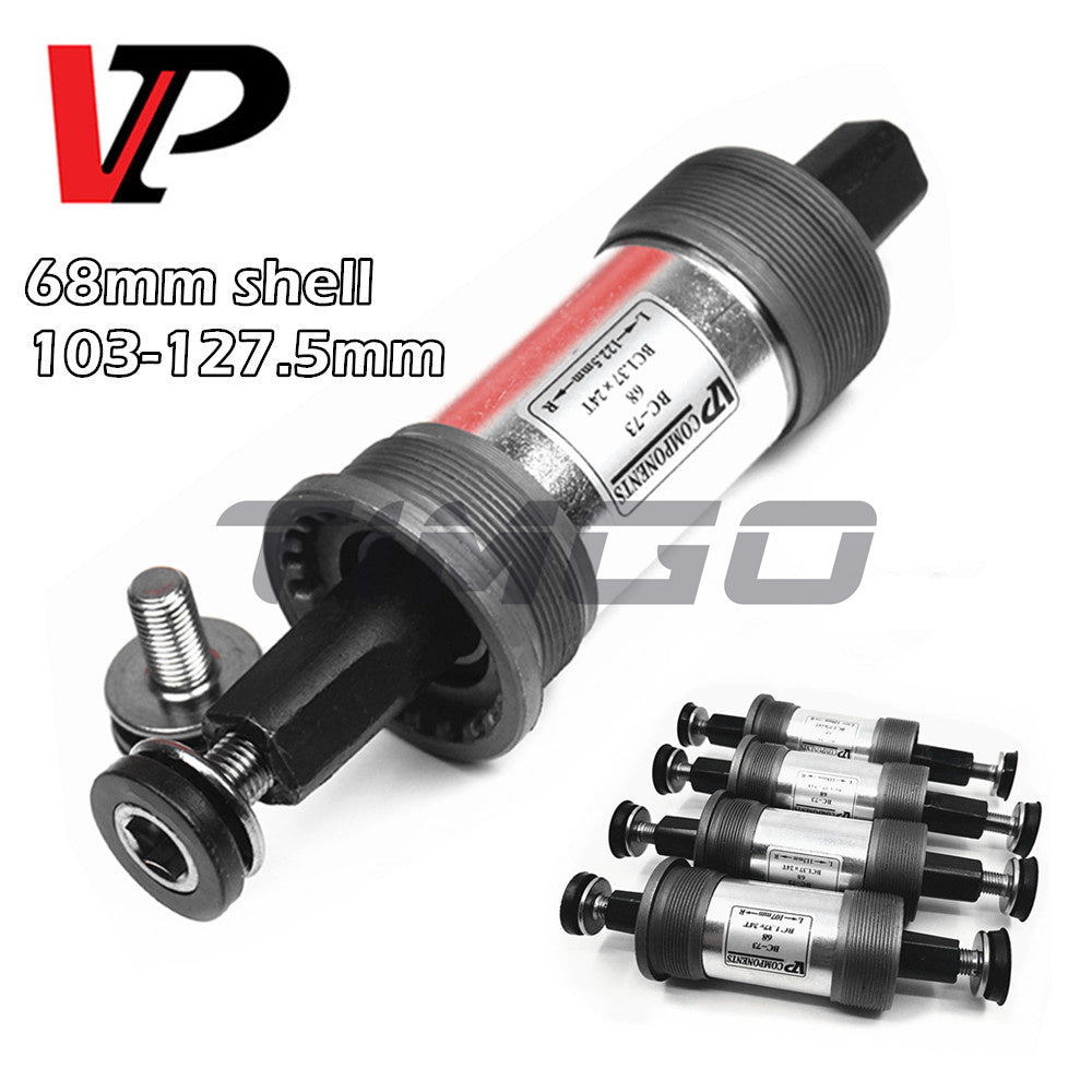 VP BC-73 MTB Road Bike Sealed Cartridge Square Taper Bottom Bracket BB BC1.37"x24T BSA Thread 68mm Shell 12 Size