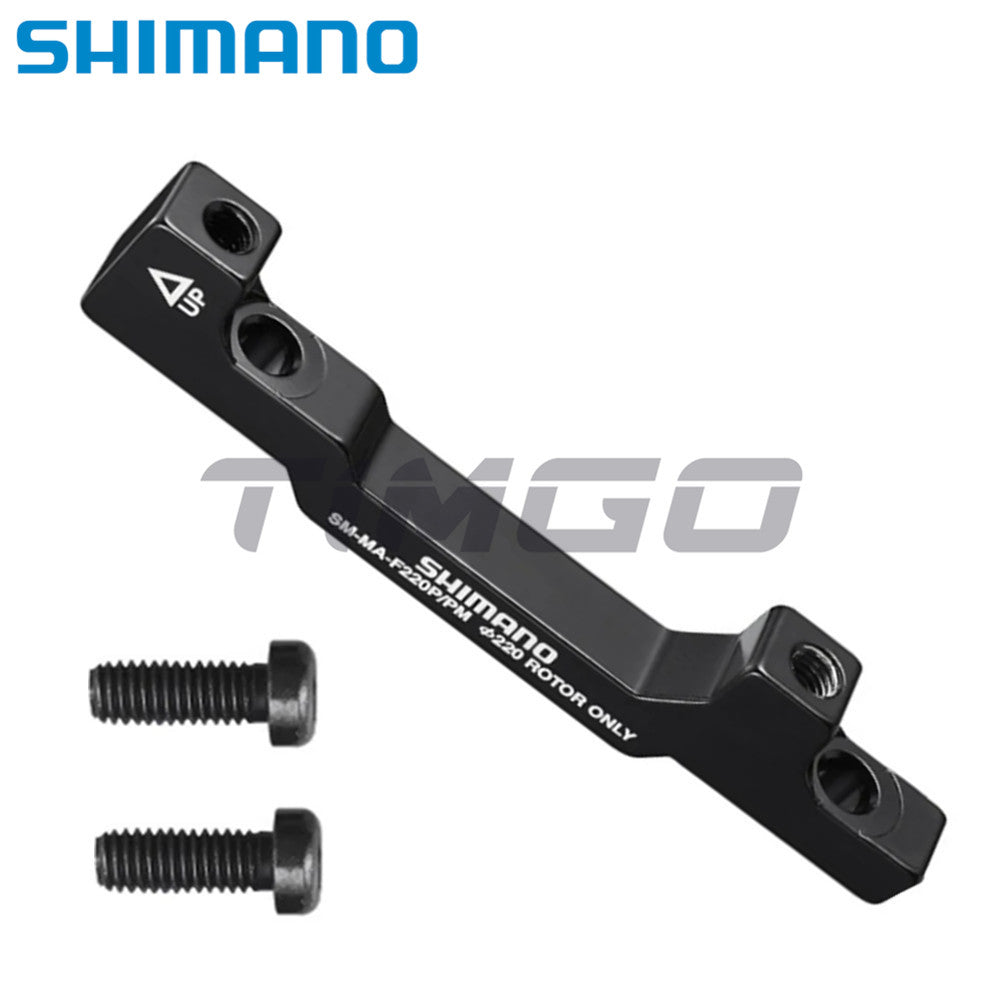 Shimano SM-MA-F220P/PM MTB Disc Brake Caliper 180mm Post Mount to 220mm Rotor PM-PM Adapter for Front or Rear Hydraulic Mechanical Brake