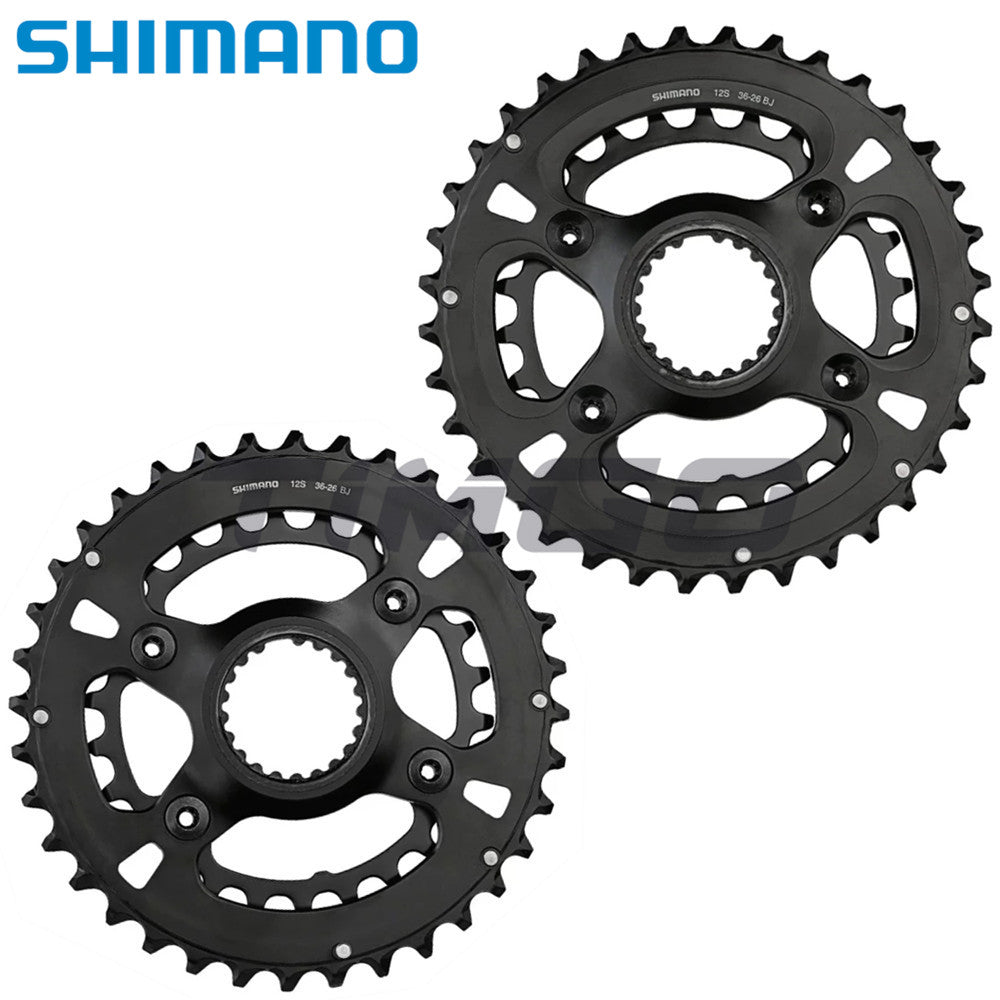 Shimano SLX XT FC-M7100-2/M7120-2/M8100-2/M8120-2 MTB Bike 36-26T Crankset 2 Piece 12 Speed Chainring Unit