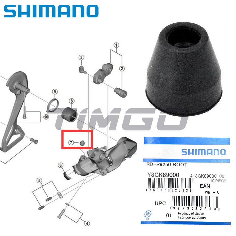 Shimano Rear Derailleur Boot Y3GK89000 RD-R7150/R8150/R9250/U6070/U6050/M8150-11/M8150-12/RX825 Original Repair Part