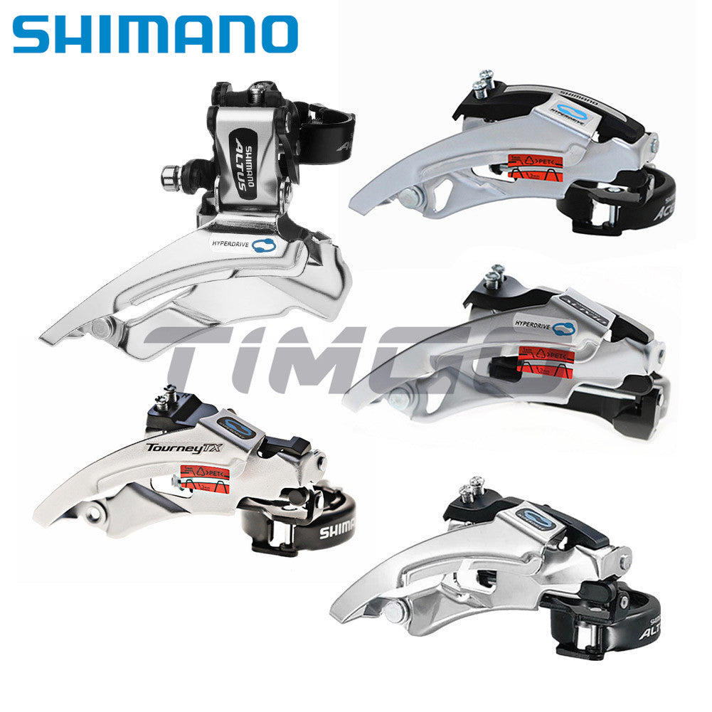 Shimano TourneyTX Altus Acera Alivio 3×7/8 Speed Front Derailleur Clamp-on 31.8/34.9mm