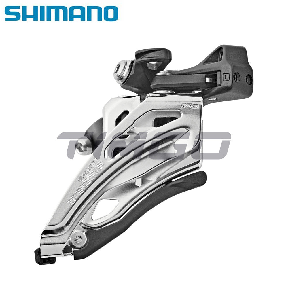 Shimano Deore FD-M4100 2x10 Speed Front Derailleur Side Swing Clamp-on 31.8/34.9mm