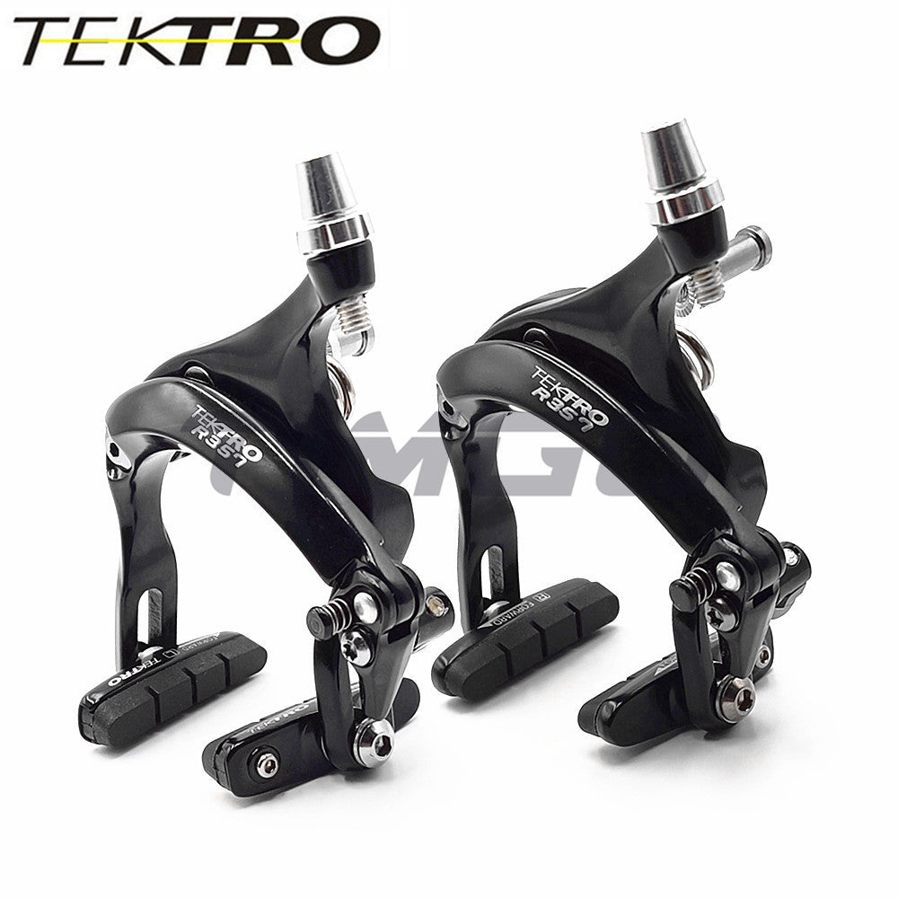 Tektro R357 Road Folding Bike Dual Pivot Long Arm Caliper C-Brake Quick Release Reach 55‑73mm