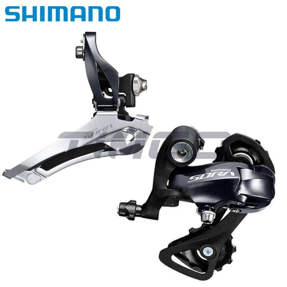 Shimano Sora R3000 Road Bike 2×9 Speed FD-R3000 RD-R3000 Front Rear Derailleur Set