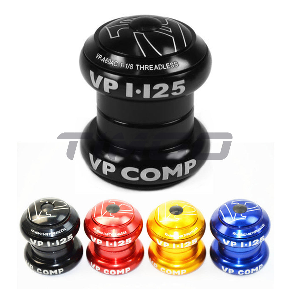 VP A69AC MTB Road Bike Semi-Intergrated Headset Sealed Bearing 1-1/8" 34mm 6061 Aluminium Alloy CNC Process