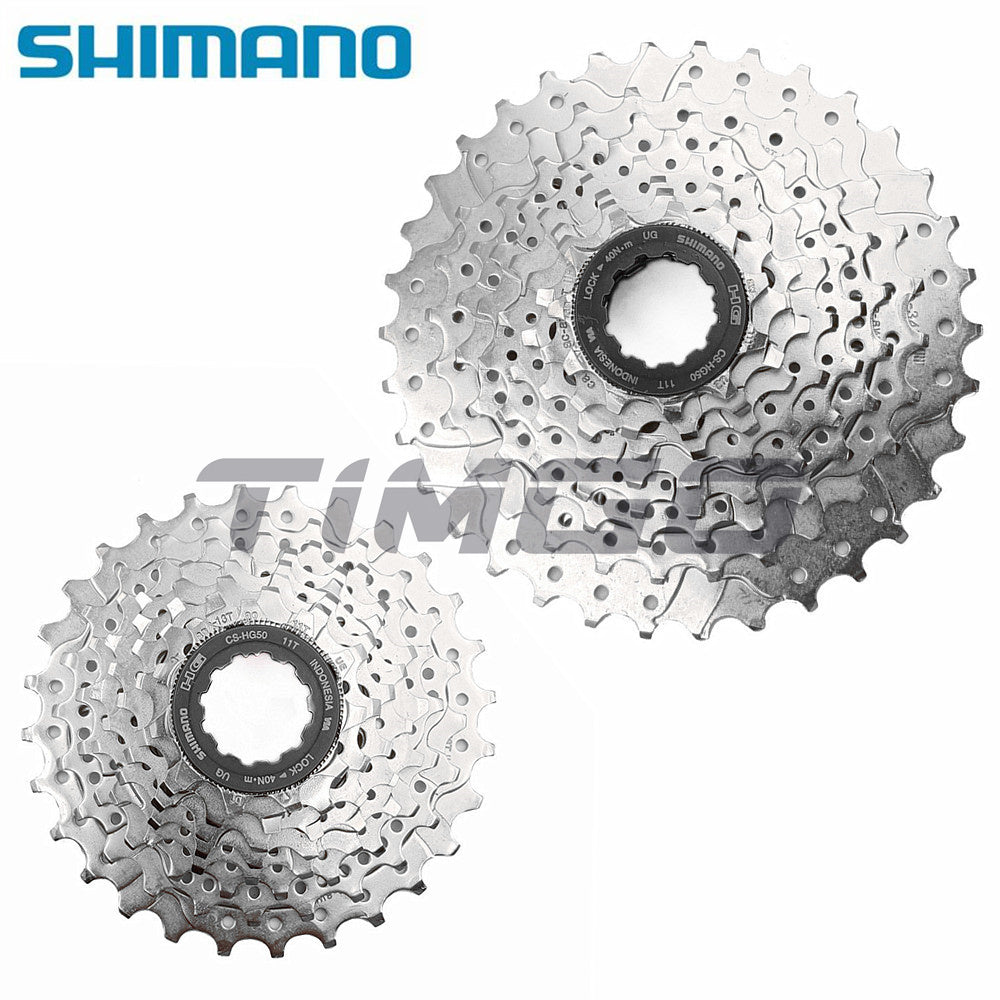 Shimano Calris HG50-8 Road Bike 8 Speed Cassette Sprocket 12-23T 12-25T 11-28T 11-30T 11-32T 11-34T HYPERGLIDE