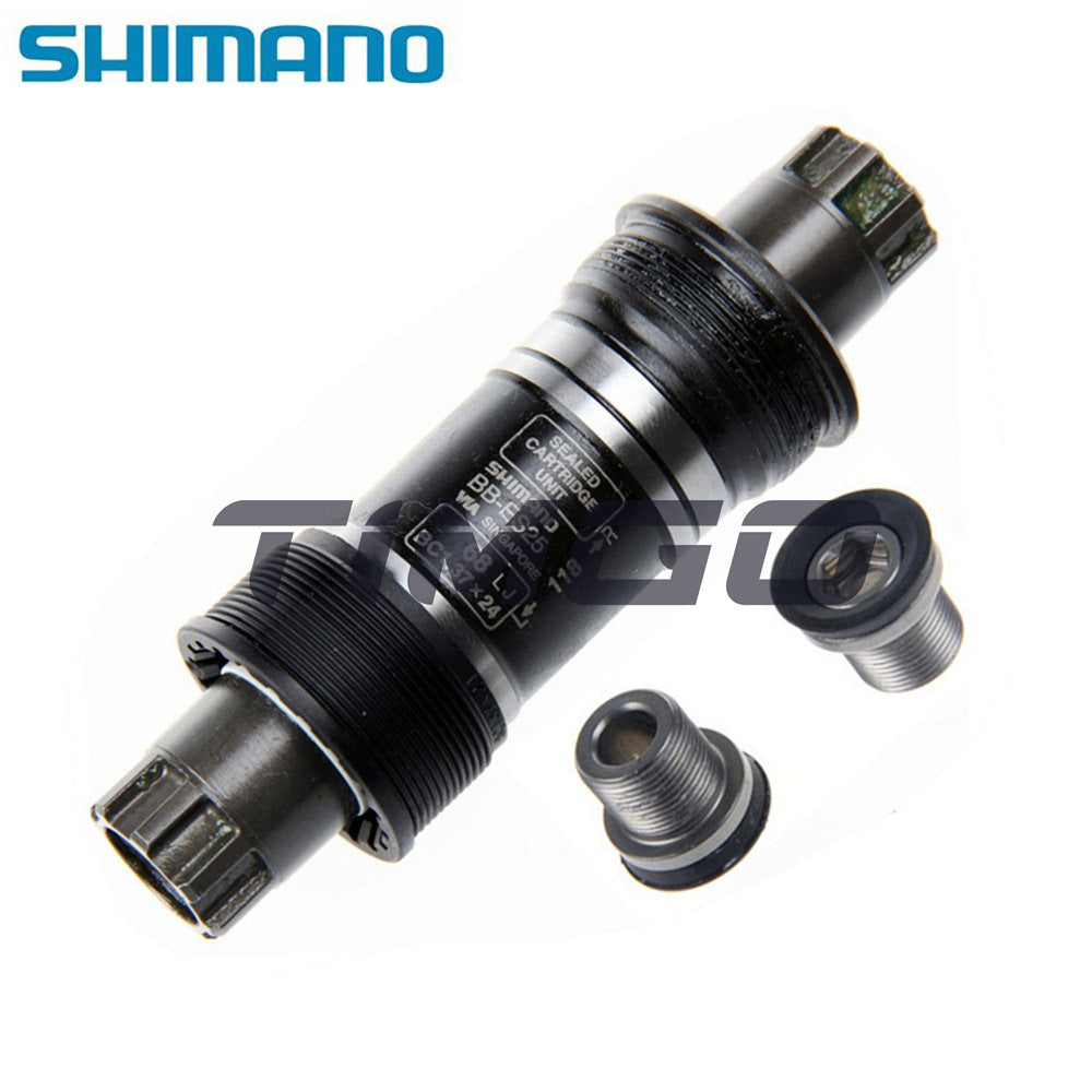 Shimano BB-ES300 BB-ES25 Octalink V2 Sealed Bottom Bracket 68×113/118/121/126mm English Thread BC1.37"x 24T with 2 bolts