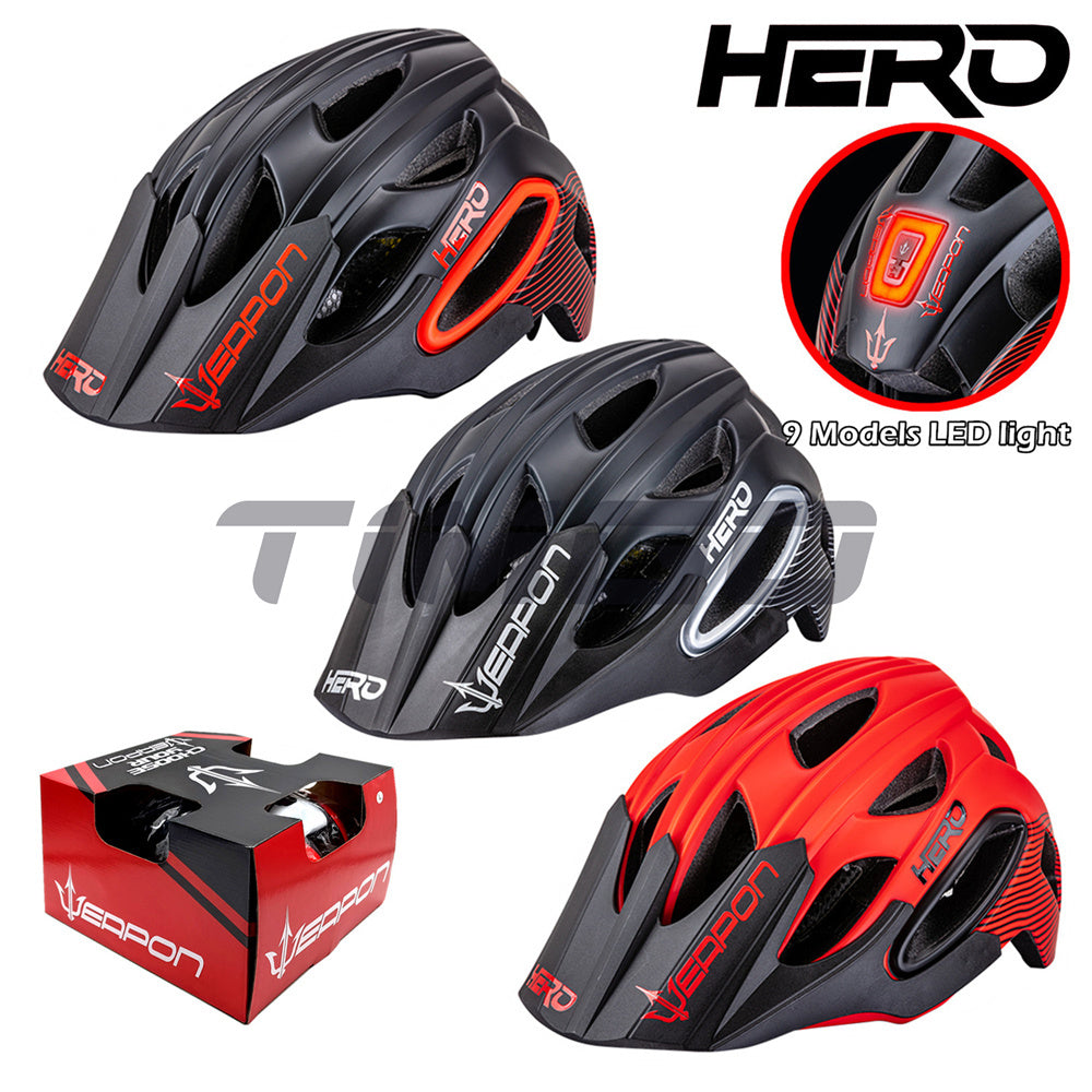 EAPON HERO MTB Mountain Road Bike Helmet Adult Unisex Cycling Safety Light Ultralight