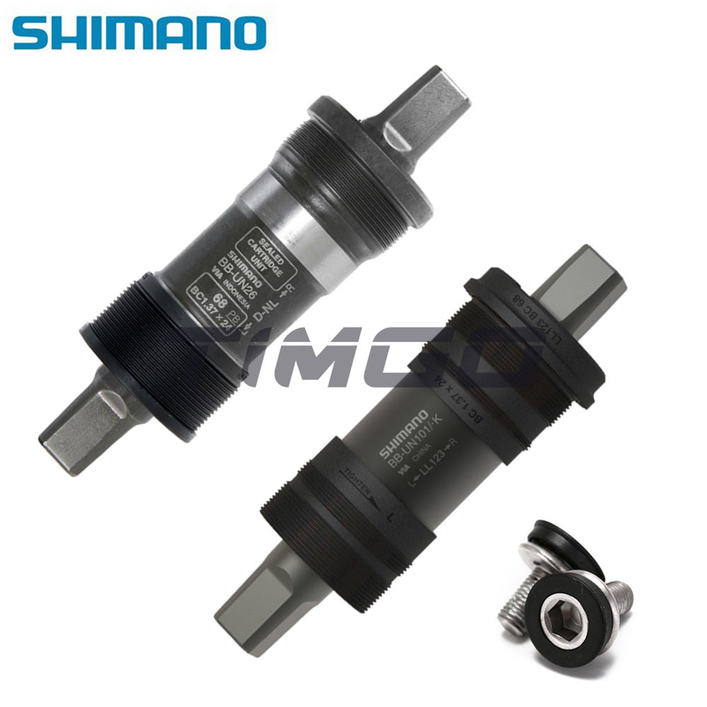 Shimano BB-UN26 BB-UN101 MTB Road Bike Crankset Square Taper Sealed Bottom Bracket 68x110/113/117.5/123mm