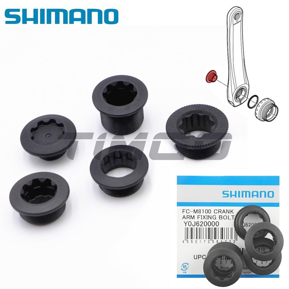 Shimano MTB Road Bike Crank Arm Fixing Screw Bolt Y1P417000/Y1F811100/Y0J620000/Y1KY08000/Y1KS13000 for FC-4700/R2000/R3000/R7000/R8000/5800/6800/MT210/R9200/T4060/M4050/M6000/M6100/M7100/M8100